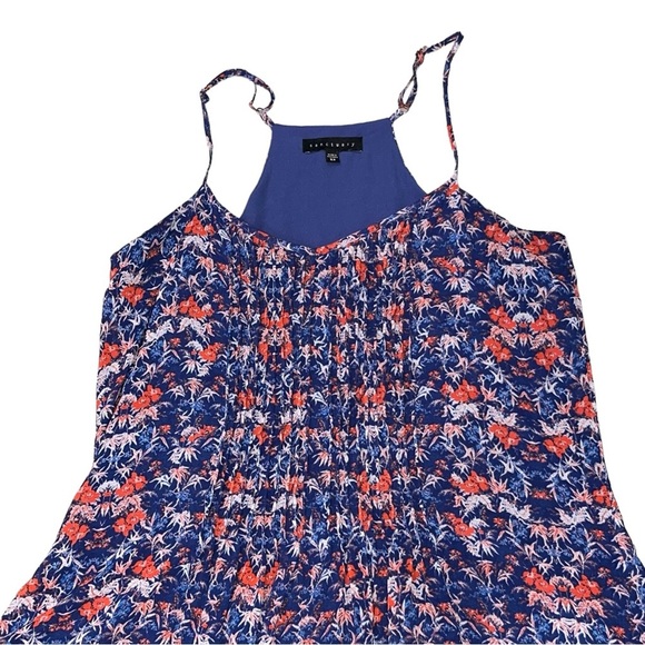 Sanctuary Spring Fling Floral Print Pintuck Spaghetti Strap Dress - Picture 7 of 10